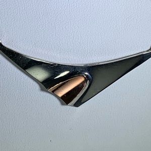 Designer Alain Necklace 10k Gold & Sterling Silver